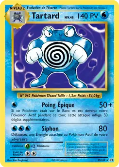 Carte Pokémon Tartard #025 Non Holo — Évolutions XY