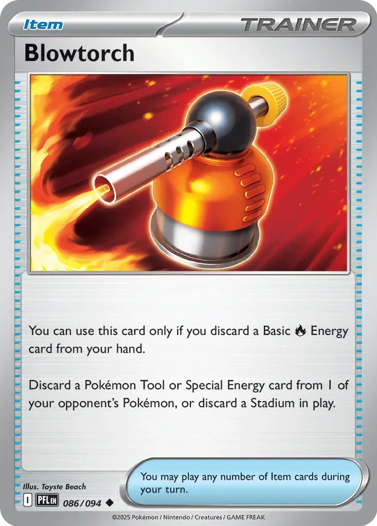Blowtorch #086/094 S9 — Play! Pokémon Prize Pack Series