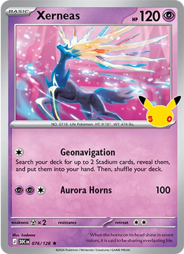 Xerneas #076 — 30th Celebration