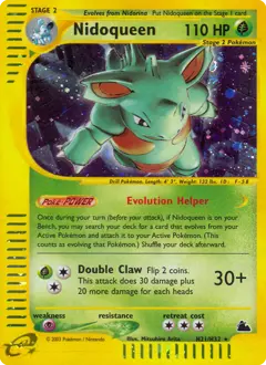 Carte Pokémon Nidoqueen #H21 — Skyridge