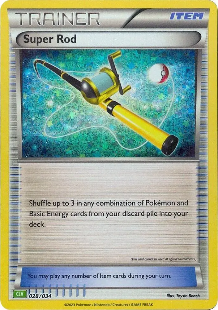 Carte Pokémon Super Rod #028 — Deck Florizarre & Lugia-ex