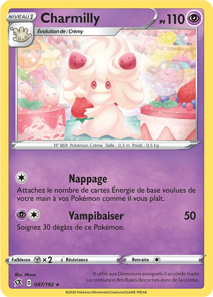 Carte Pokémon Charmilly #087 Cosmos — Clash des Rebelles