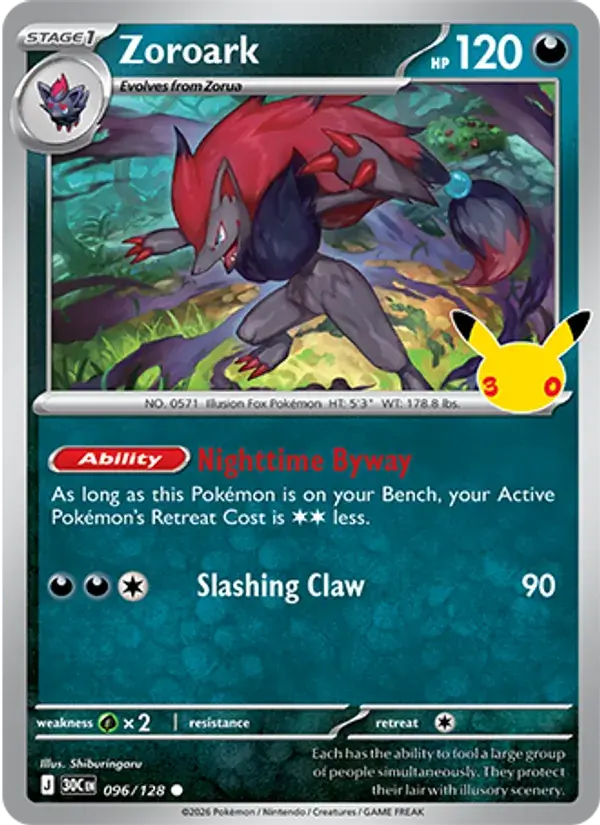 Zoroark #096 — 30th Celebration
