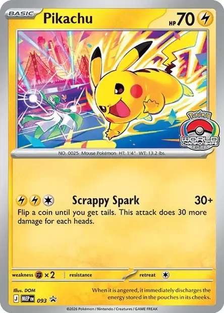 Carte Pokémon Pikachu #093 — Promos Méga-Évolution