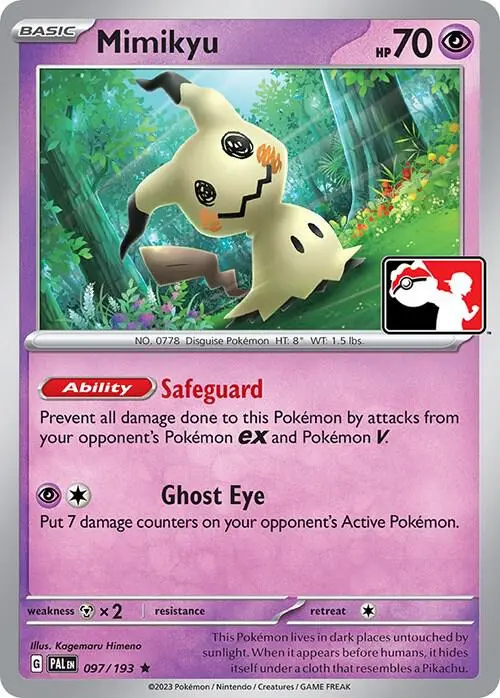 Mimikyu #097/193 S4 — Play! Pokémon Prize Pack Series
