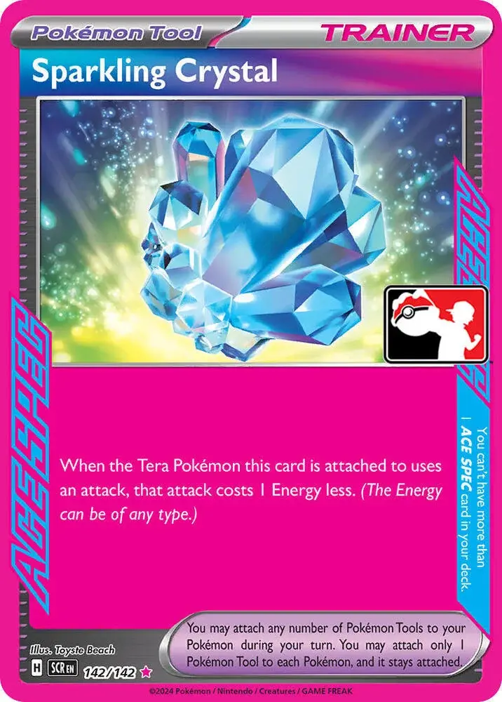 Sparkling Crystal #142/142 S6 — Play! Pokémon Prize Pack Series