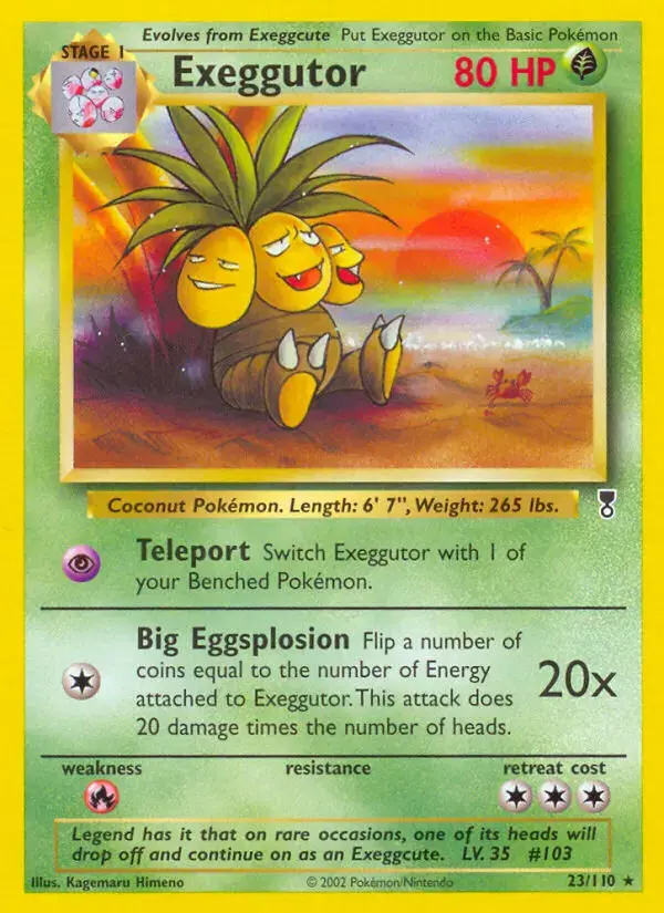 Carte Pokémon Noadkoko #23 — Legendary Collection