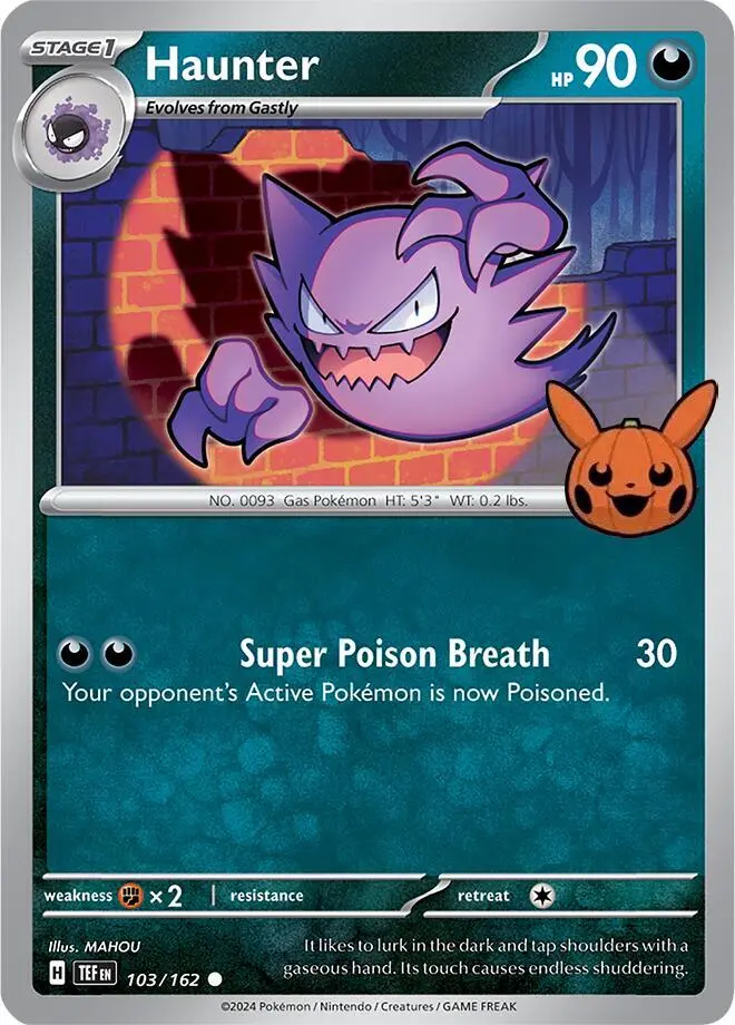 Carte Pokémon Haunter #103 — Trick or Trade BOOster Bundle 2024