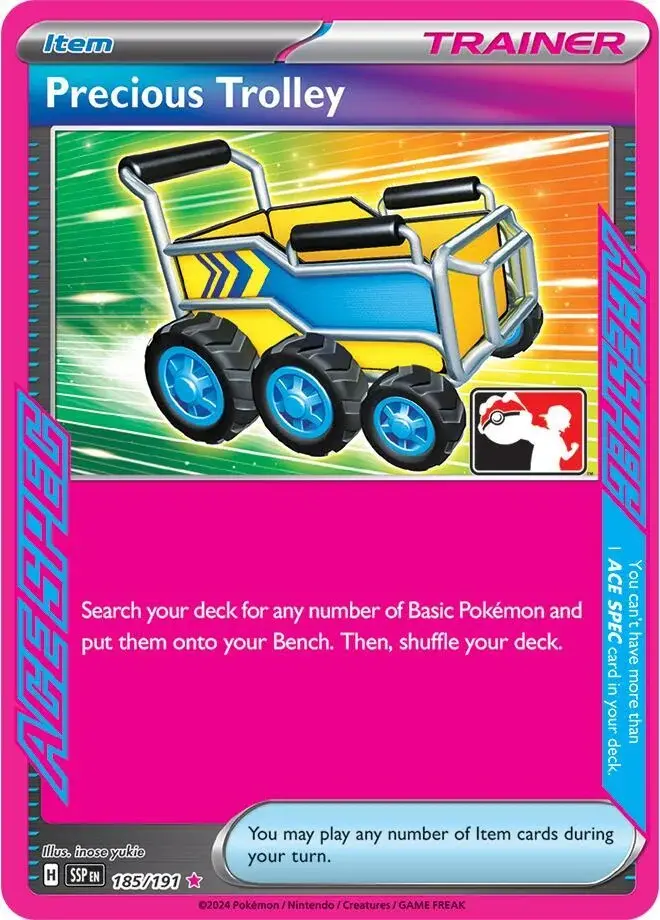 Precious Trolley #185/191 S8 — Play! Pokémon Prize Pack Series