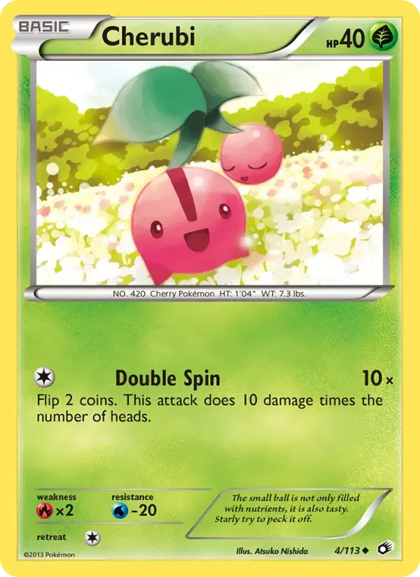Carte Pokémon Cherubi #4 — Trésors Légendaires