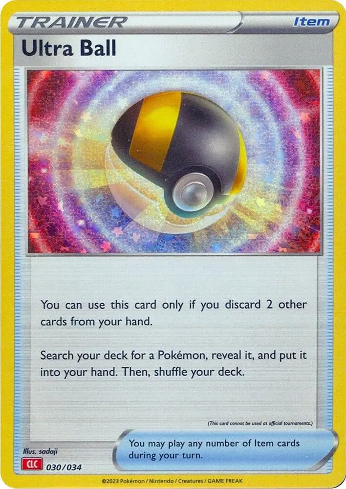 Carte Pokémon Ultra Ball #030 — Deck Dracaufeu & Ho-Oh-ex