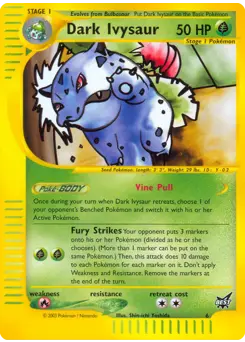 Carte Pokémon Dark Ivysaur #6 — Best of Game