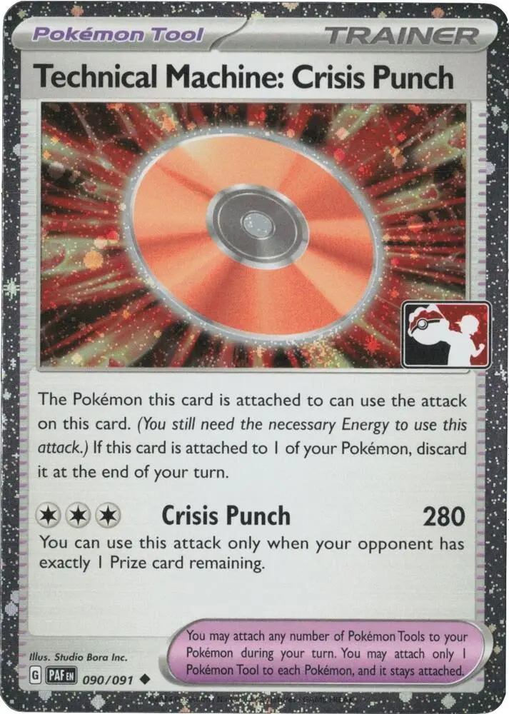 Technical Machine: Crisis Punch #090/091 S6 — Play! Pokémon Prize Pack Series