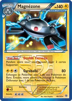 Carte Pokémon Magnézone #046 Non Holo — Tempête Plasma