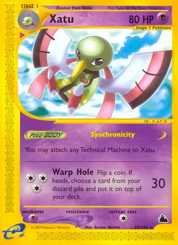 Carte Pokémon Xatu #35 — Skyridge