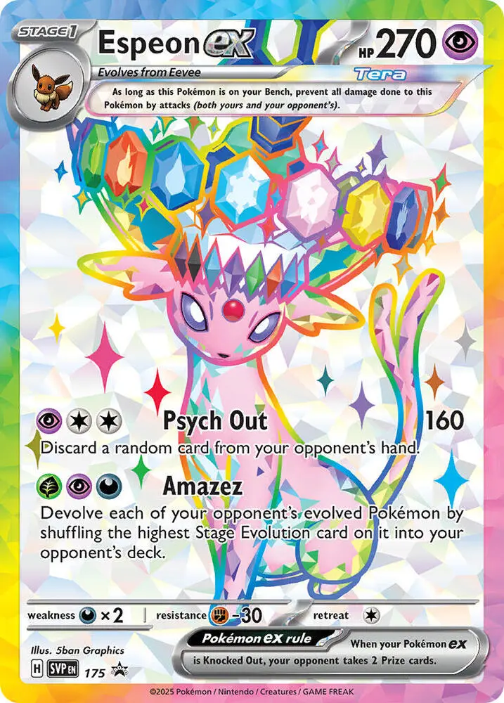 Carte Pokémon Mentali-ex #175 — Promos Écarlate et Violet