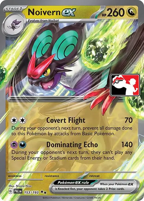 Noivern ex #153/193 S4 — Play! Pokémon Prize Pack Series