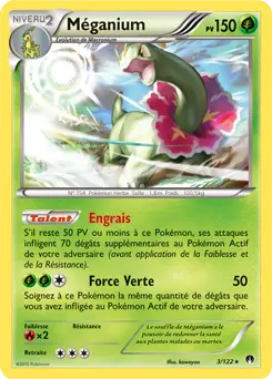 Carte Pokémon Méganium #003 Cosmos — Rupture Turbo