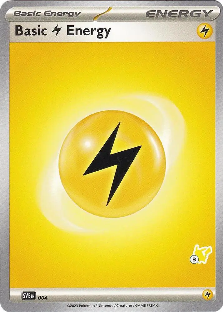 Basic Lightning Energy #Pikachu 03 — Battle Academy 2024