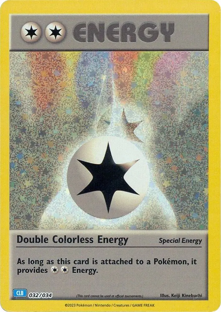 Carte Pokémon Double Colorless Energy #032 — Deck Tortank & Suicune-ex