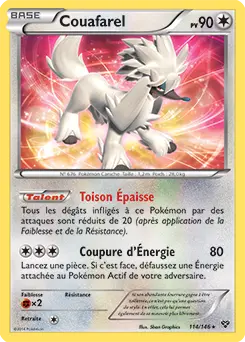 Carte Pokémon Couafarel #114 Cosmos — XY