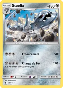 Carte Pokémon Steelix #125 Cosmos — Tonnerre Perdu