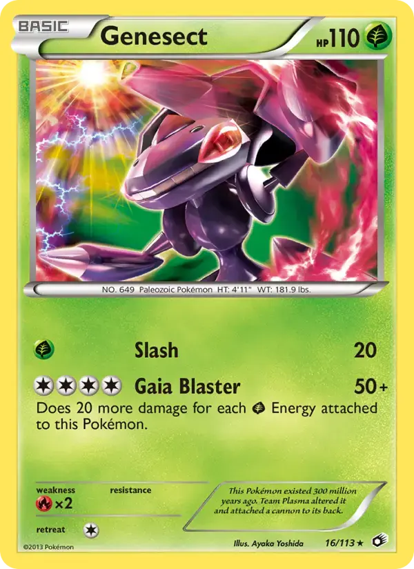 Carte Pokémon Genesect #16 — Trésors Légendaires