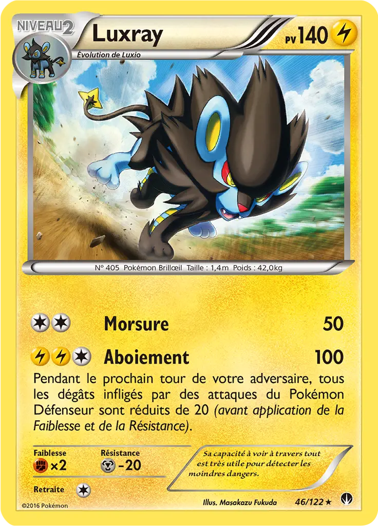 Carte Pokémon Luxray #046 Cracked Ice — Rupture Turbo