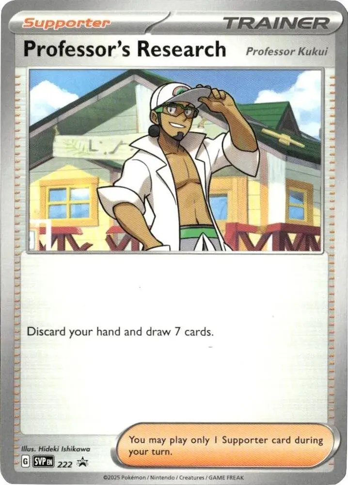 Carte Pokémon Recherches Professorales #222 — Promos Écarlate et Violet