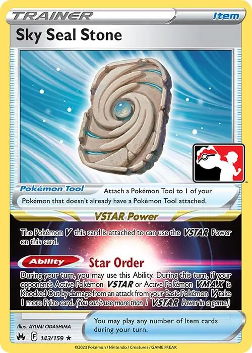 Sky Seal Stone #143/159 S4 — Play! Pokémon Prize Pack Series