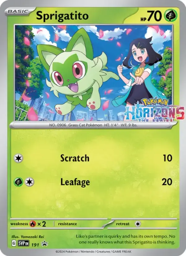 Carte Pokémon Poussacha #191 — Promos Écarlate et Violet