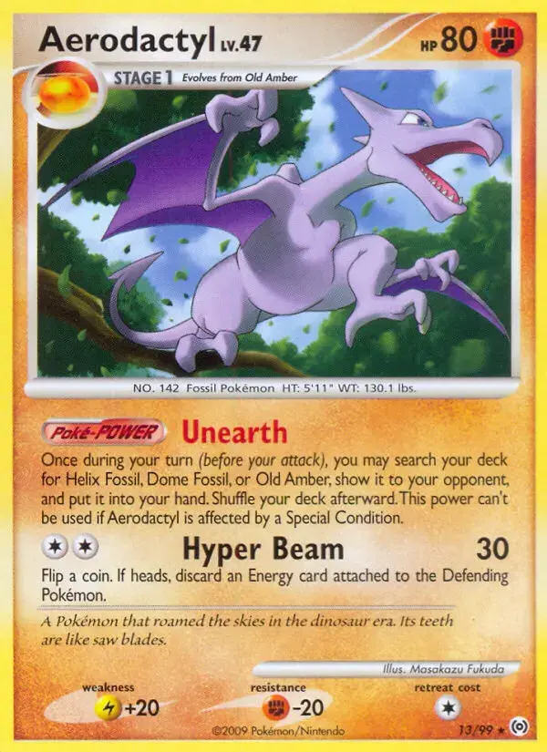Carte Pokémon Ptéra #13 — Arceus