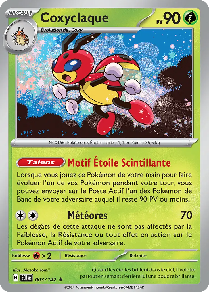 Carte Pokémon Coxyclaque #003 Non Holo — Couronne Stellaire