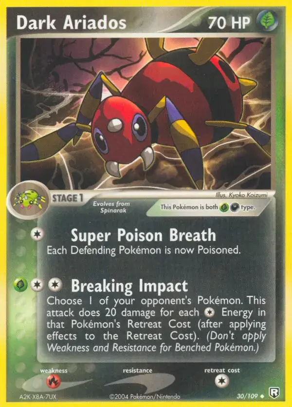 Carte Pokémon Dark Migalos #30 — EX Team Rocket Returns