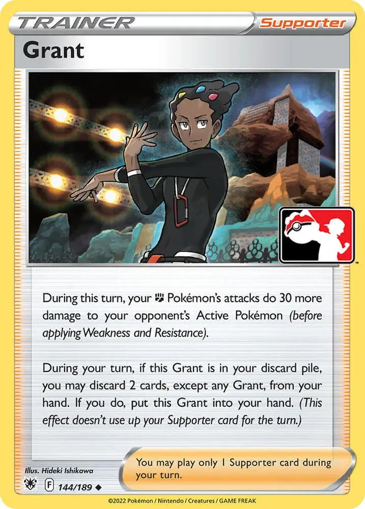 Grant #144/189 S3 — Play! Pokémon Prize Pack Series