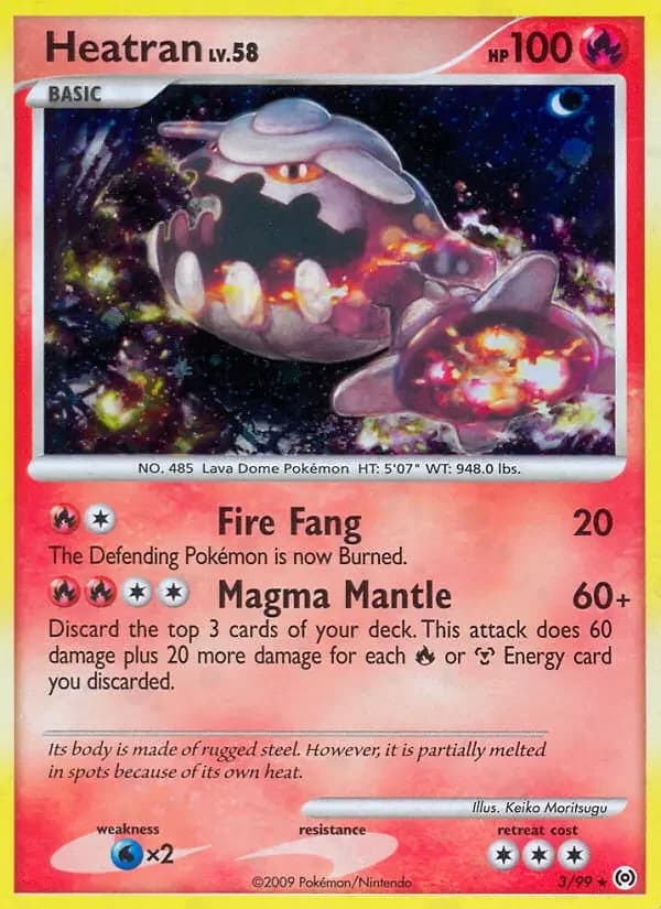 Carte Pokémon Heatran #3 — Arceus