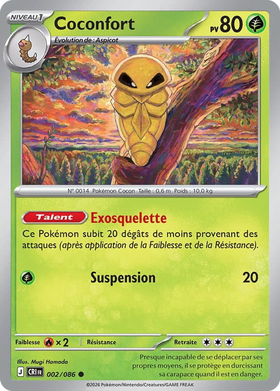 Carte Pokémon Coconfort #002 — Chaos Ascendant