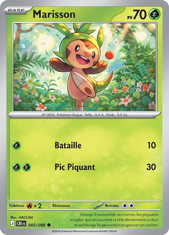 Carte Pokémon Marisson #005 — Chaos Ascendant