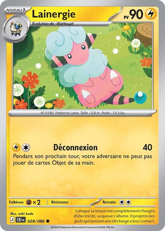 Carte Pokémon Lainergie #028 — Chaos Ascendant