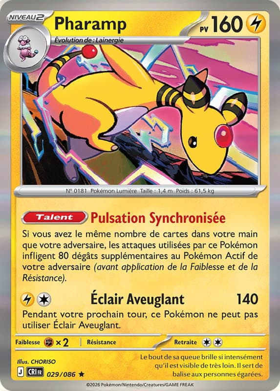 Carte Pokémon Pharamp #029 — Chaos Ascendant