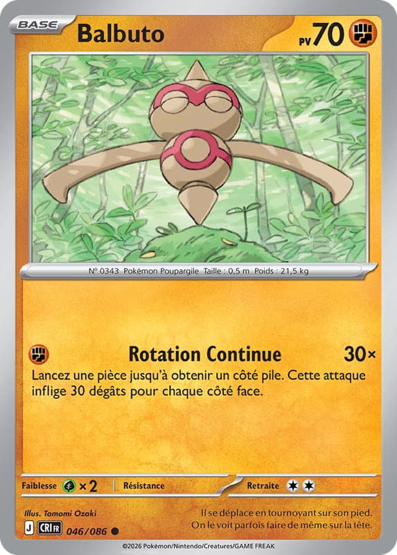 Carte Pokémon Balbuto #046 — Chaos Ascendant