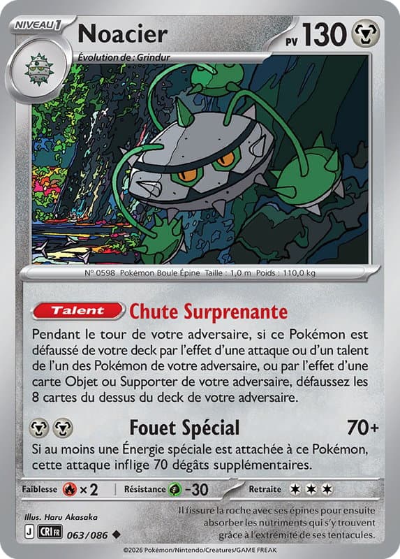 Carte Pokémon Noacier #063 — Chaos Ascendant