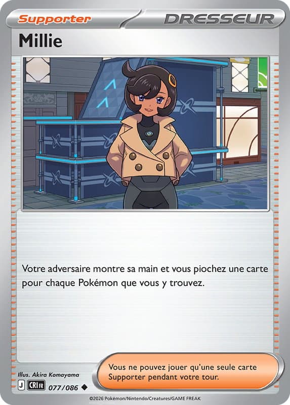 Carte Pokémon Millie #077 — Chaos Ascendant
