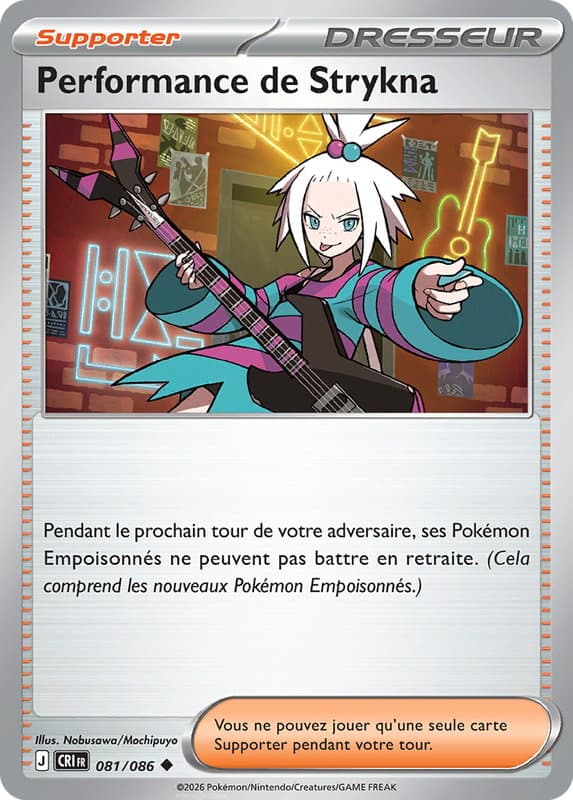 Carte Pokémon Performance de Strykna #081 — Chaos Ascendant