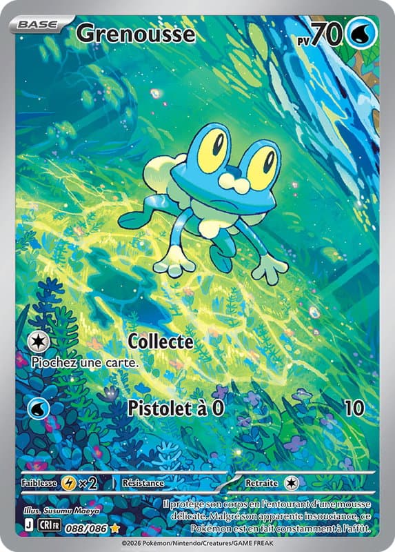 Carte Pokémon Grenousse #088 — Chaos Ascendant