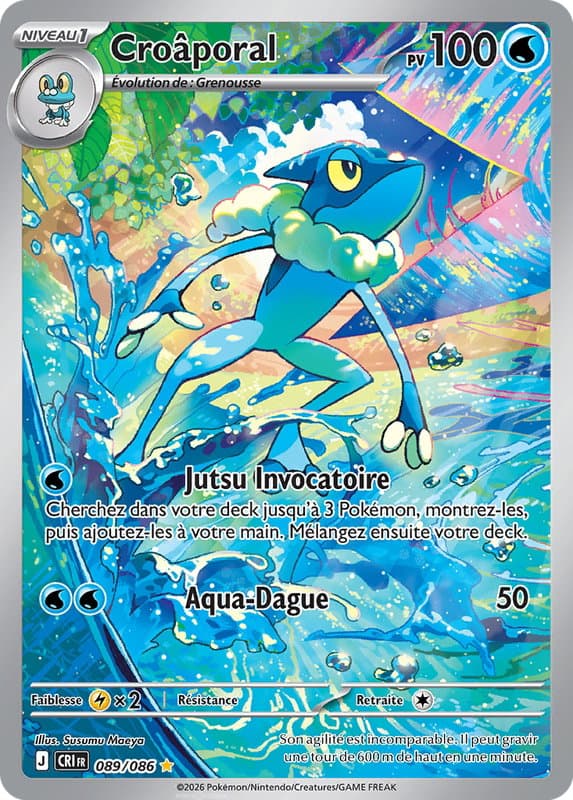Carte Pokémon Croâporal #089 — Chaos Ascendant
