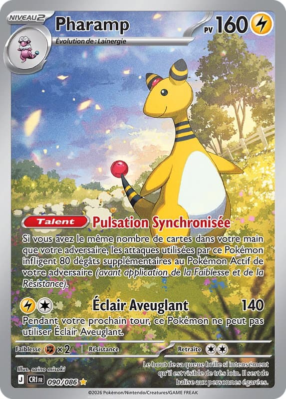 Carte Pokémon Pharamp #090 — Chaos Ascendant