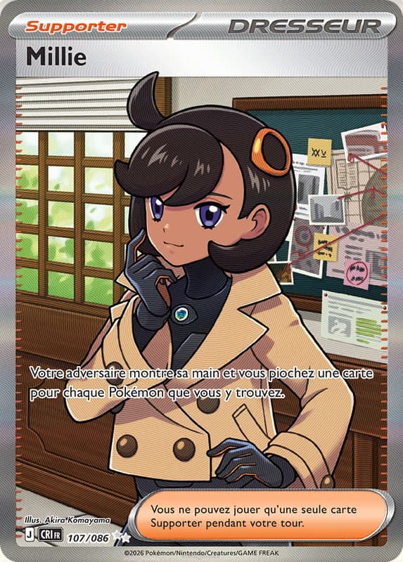 Carte Pokémon Millie #107 — Chaos Ascendant
