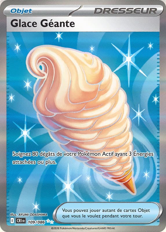 Carte Pokémon Glace Géante #109 — Chaos Ascendant