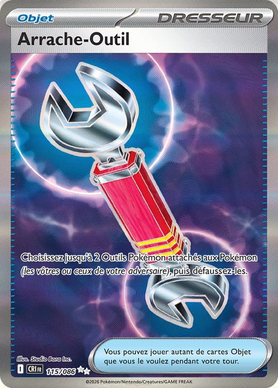 Carte Pokémon Arrache-Outil #115 — Chaos Ascendant
